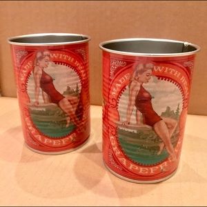 Old Fashioned Tin Cups