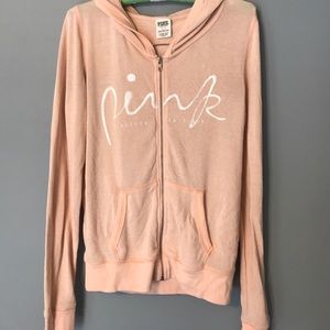 Pink Victoria' Secret Zip Up