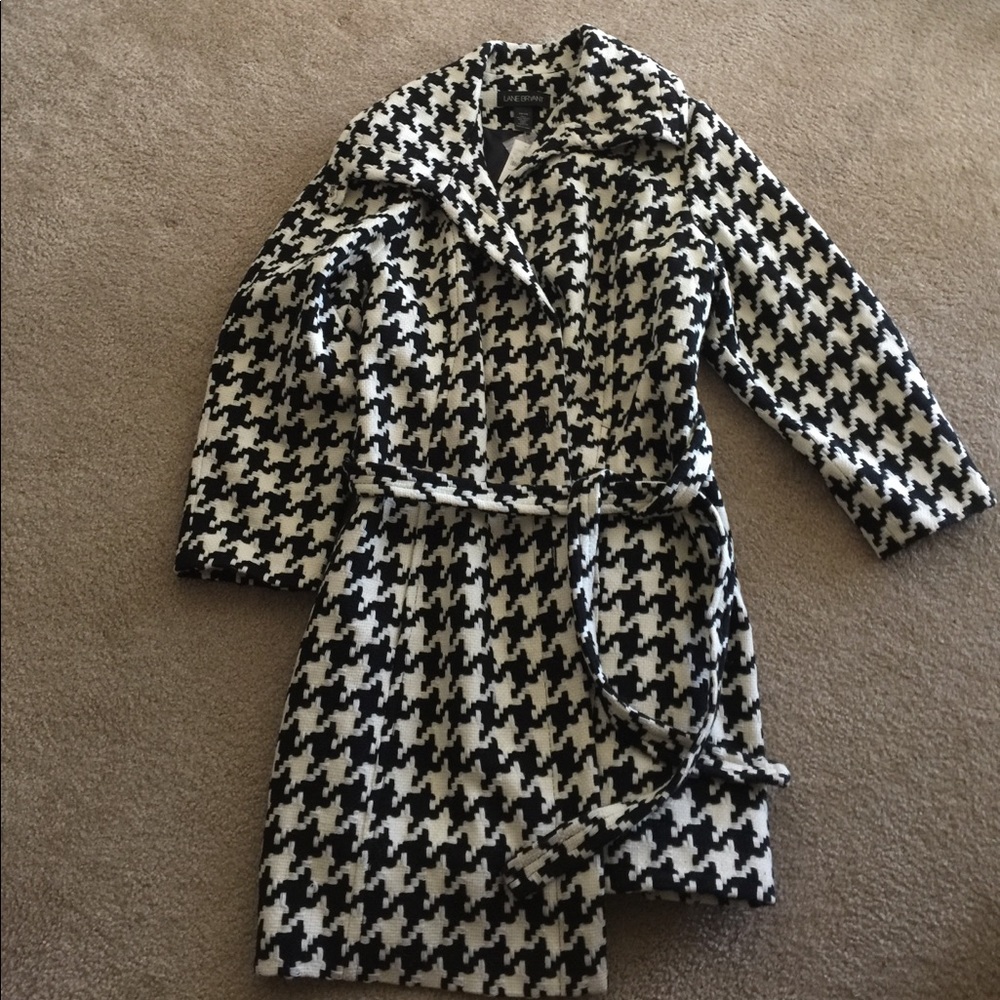 Houndstooth coat
