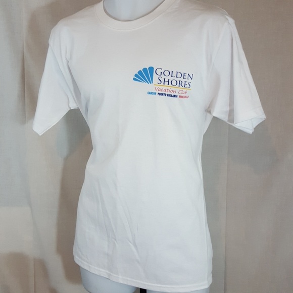 Golden shores vacation club puerto Vallarta white medium tshirt - Picture 2 of 2