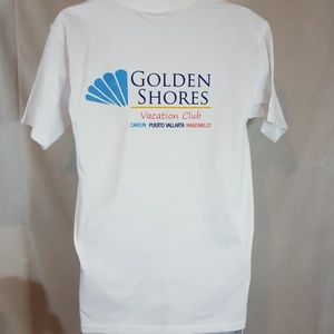 Golden shores vacation club puerto Vallarta white medium tshirt