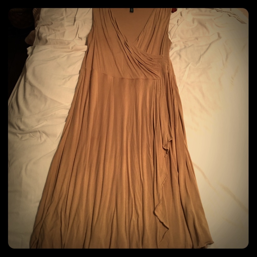 SOLD Ralph Lauren Faux Wrap Sleeveless Dress.