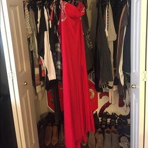Red prom dress