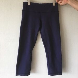 Lululemon Athletica Wunder Unders Navy Denim sz 6