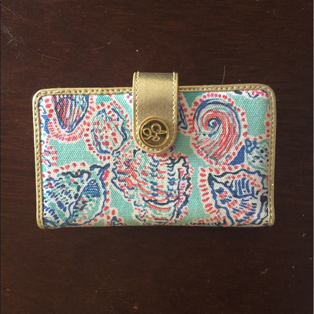 Lilly Pulitzer She Sells Seashells Wallet