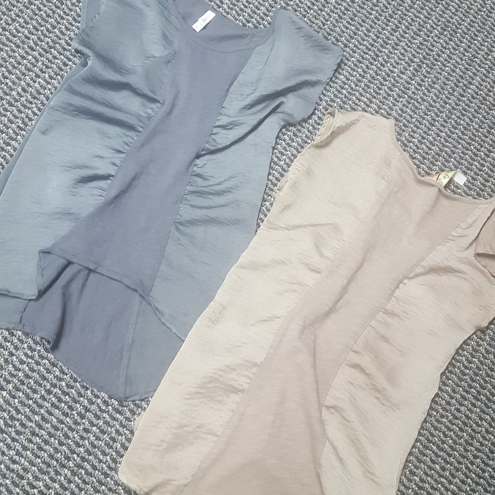 SOLD 2 unique shirts