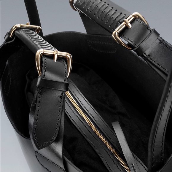 Zara large braided shopper - Picture 3 of 5