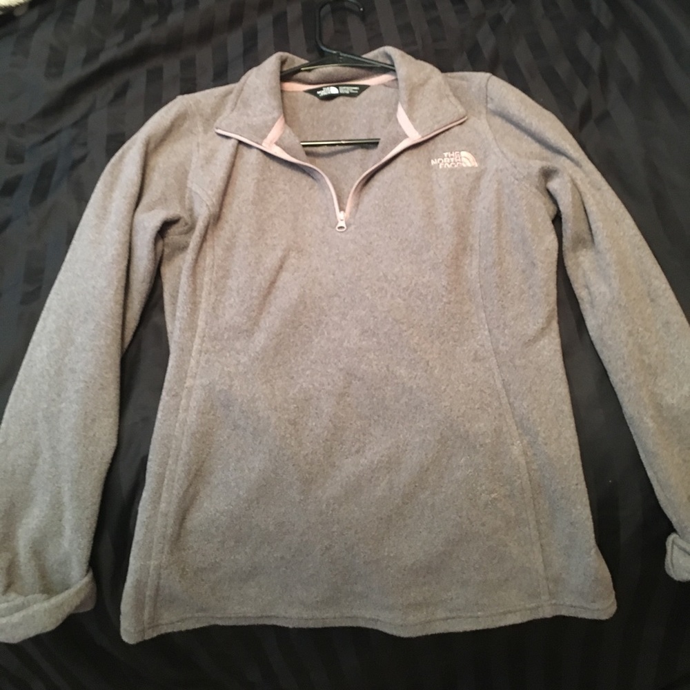 1/4th zip North Face