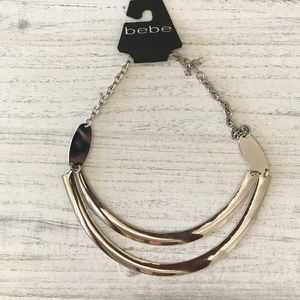 BEBE Silver Necklace
