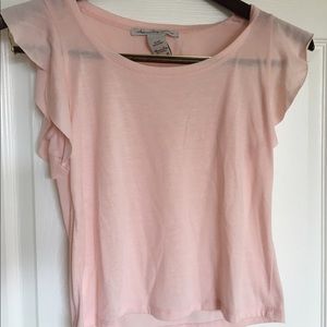 baby pink blouse