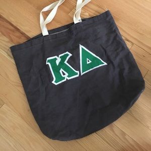 KD kappa delta tote bag