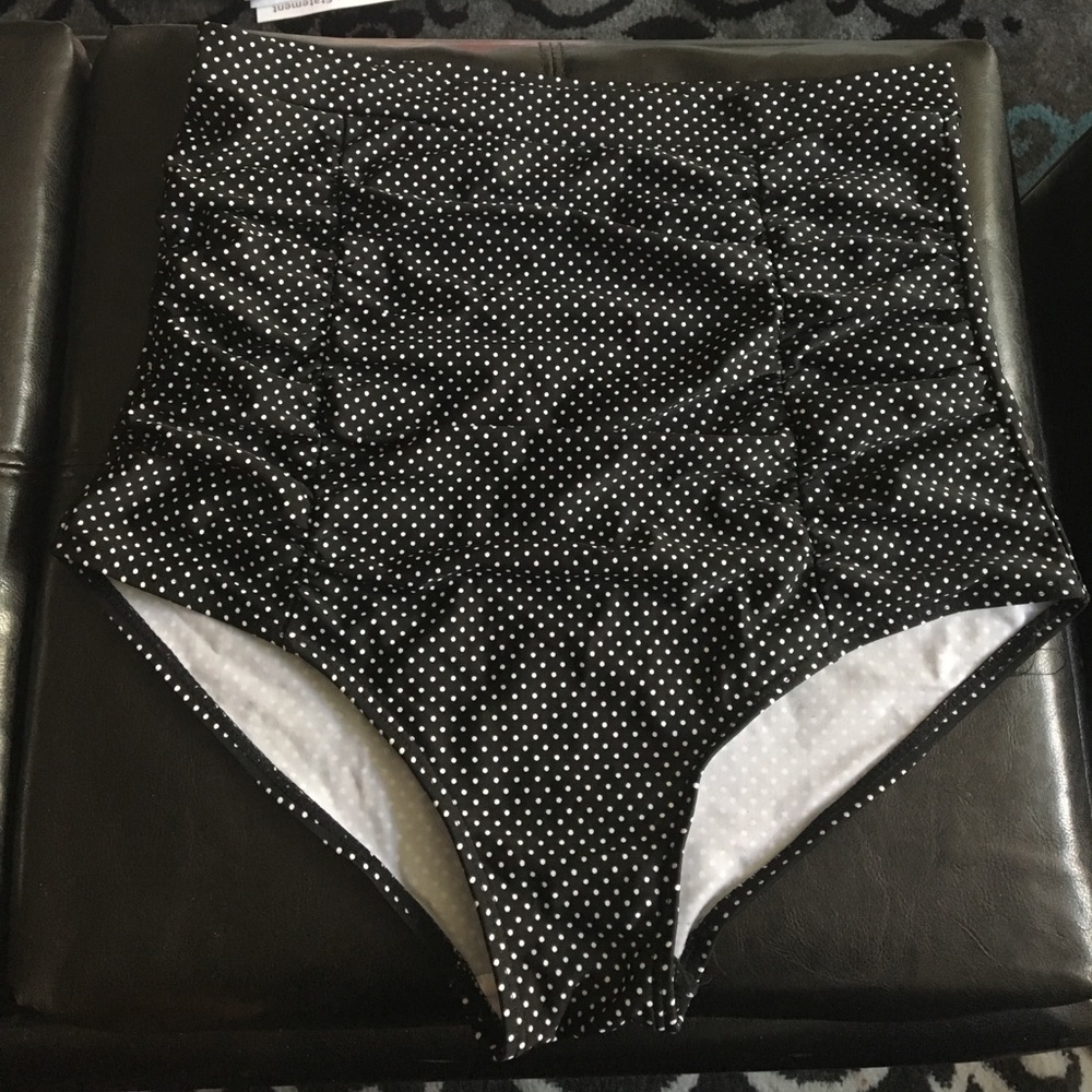 Polka dot bikini bottoms