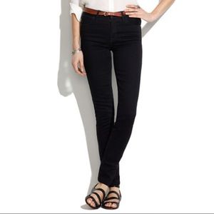 Black Madewell 8' high-rise Skinny Skinny Jeans