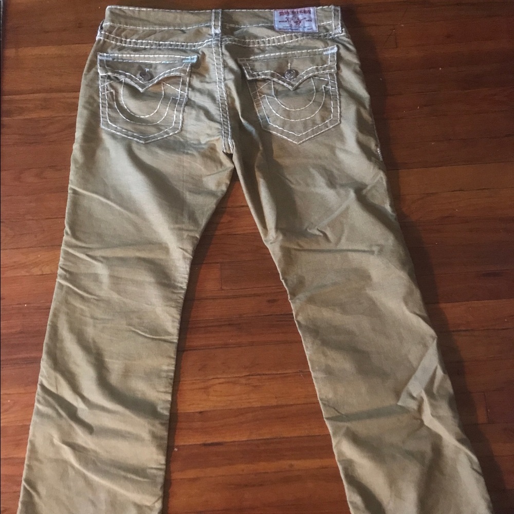 True Religion lightweight corduroy jeans size 40