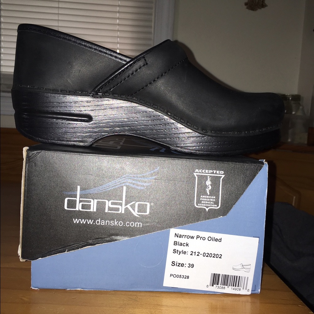 Dansko Pro Oiled Black Clog - image 1