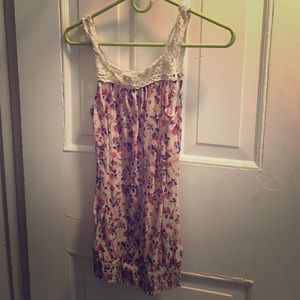 Cute floral tank top