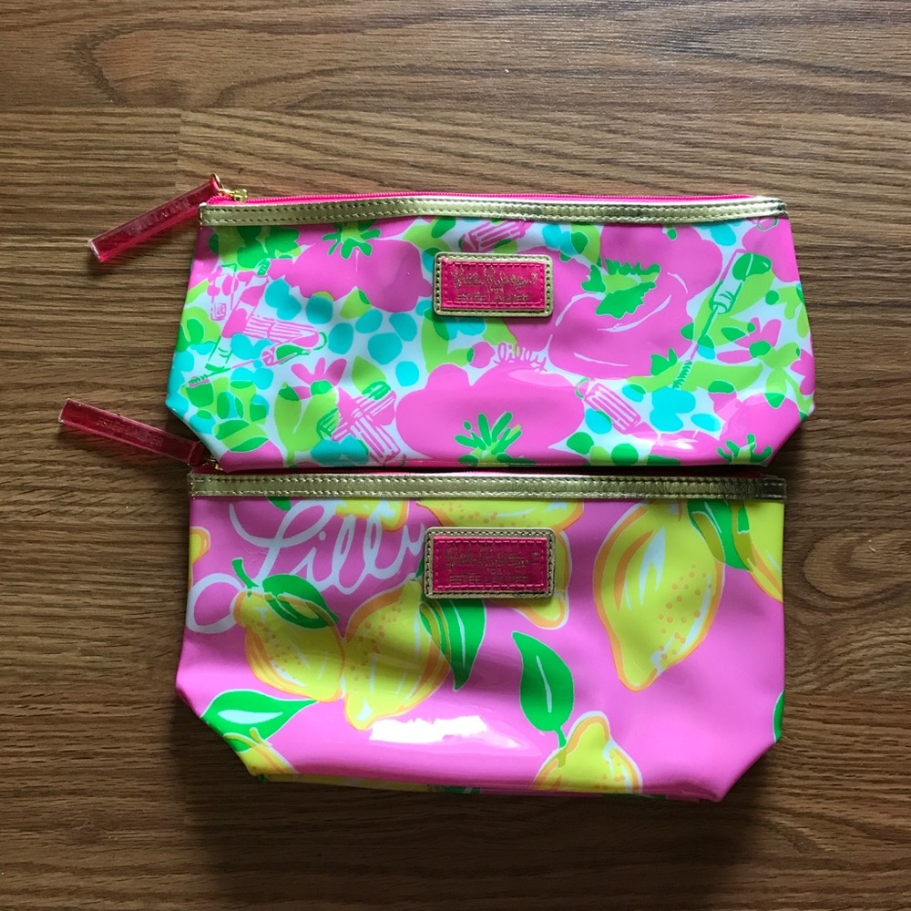 Lilly Pulitzer for Estee Lauder makeup pouches