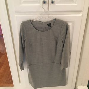 Jcrew gray shift dress - fits like 4