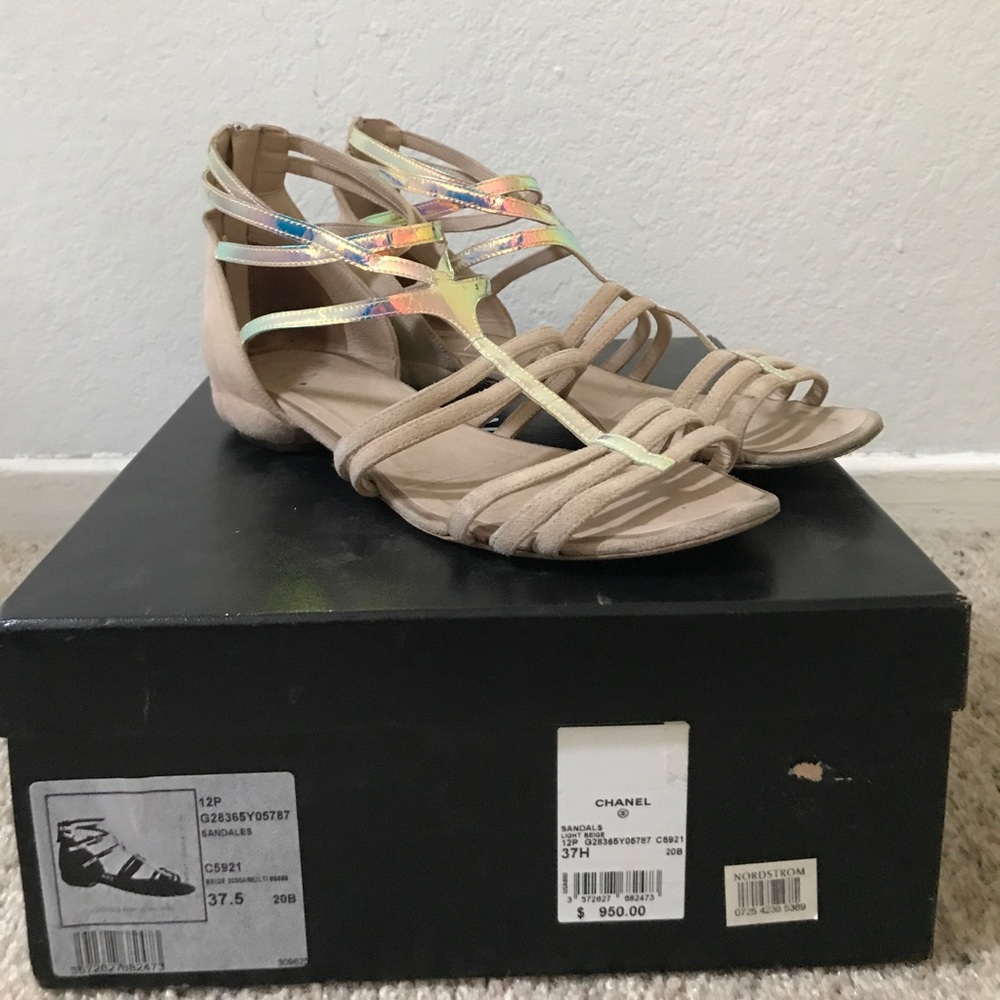 Chanel sandals 37.5