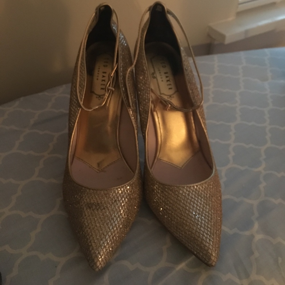 Ted Baker Gold Heels