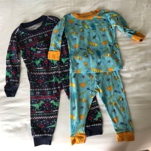 Lot of 2 baby boy pajamas