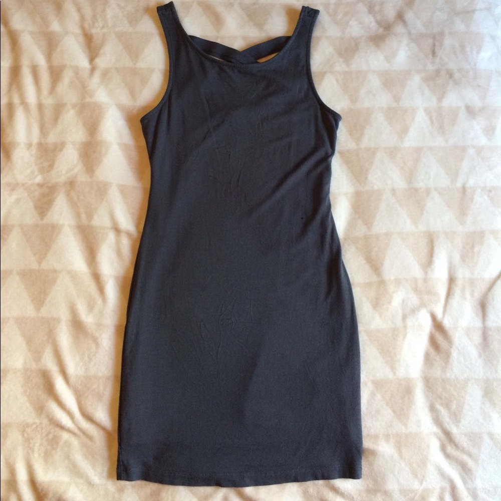 Forever 21 Charcoal Bodycon Dress