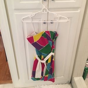 Britt Ryan- colorful dress