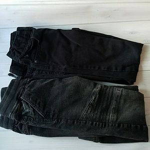Bundle of Boys Black Jeans Skinny and Jogger Style