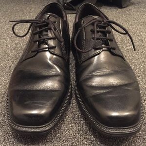 Black Men's (8) Dress Shoe - Bostonian Flexite