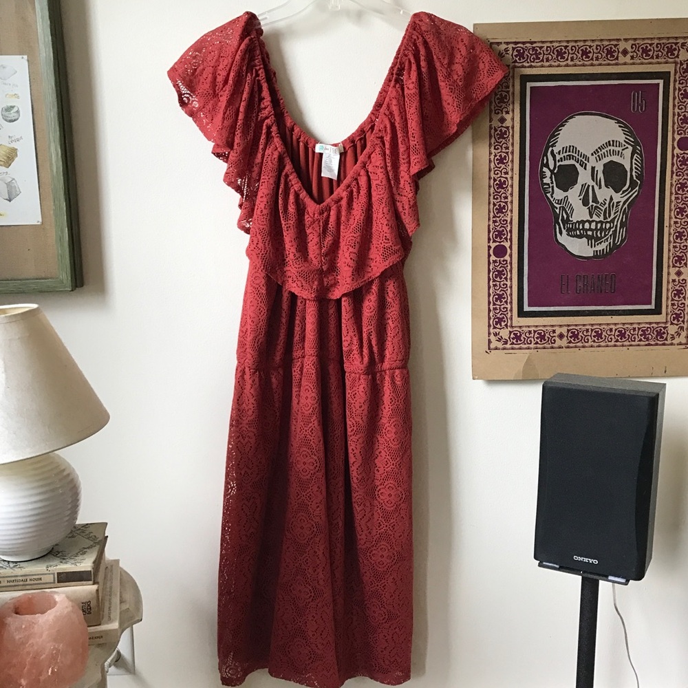 Love Fire Lace Dress