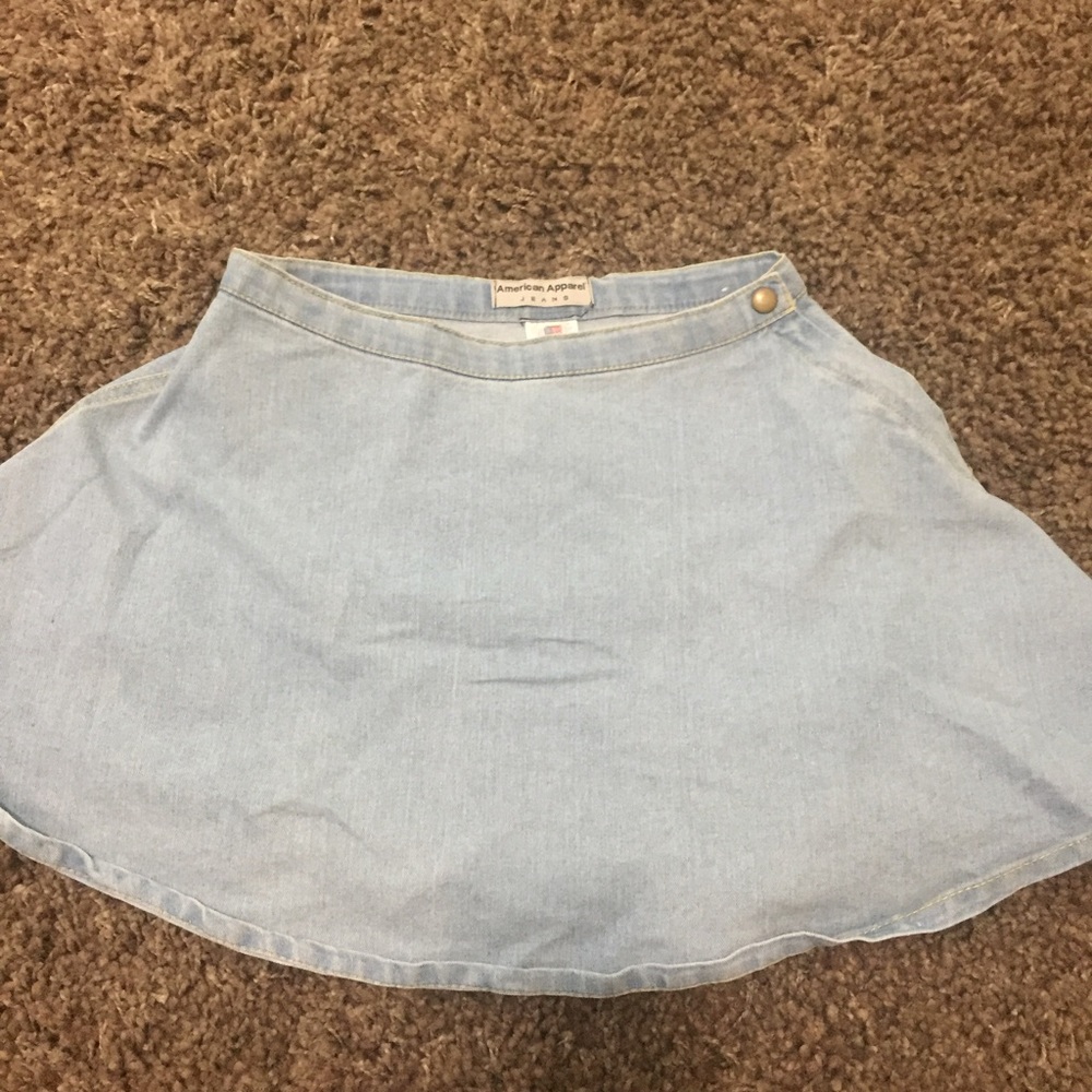 AA denim circle skirt