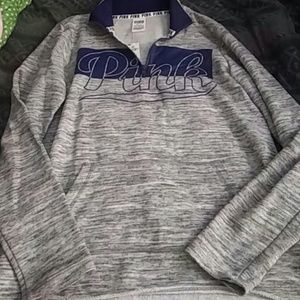 💞Pink qtr zip💞