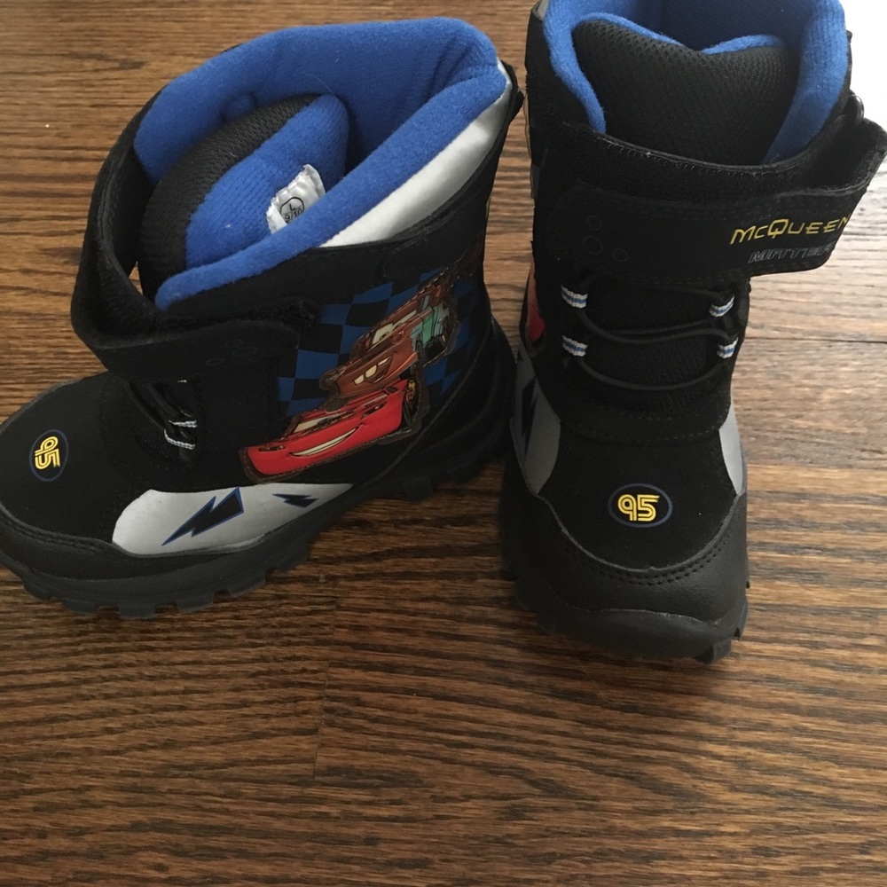 Disney Lightening McQueen Snow Boots
