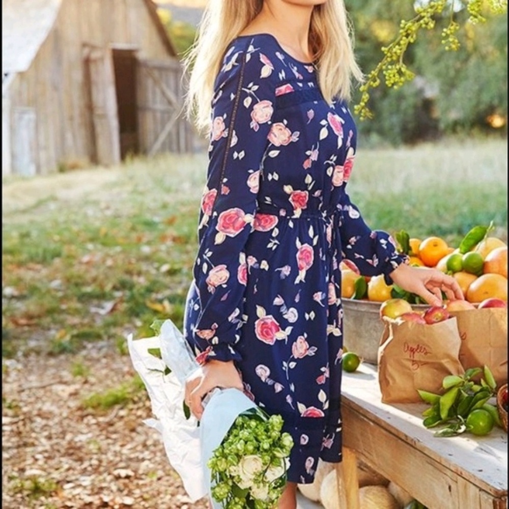 LC Lauren Conrad Blue Dress