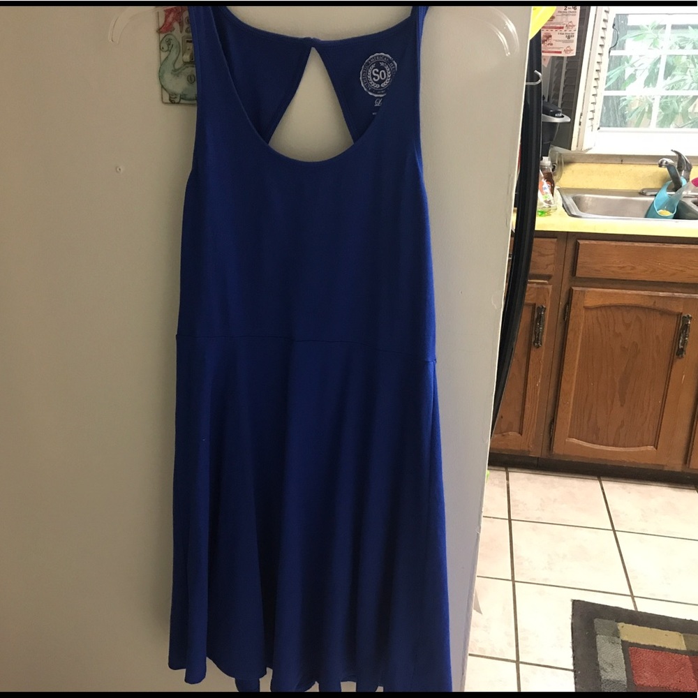Blue dress