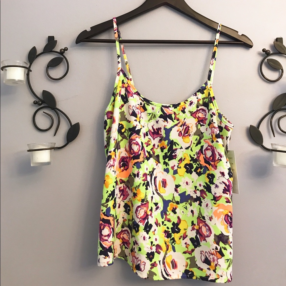 NWT MILKYWAY Floral Tank Top