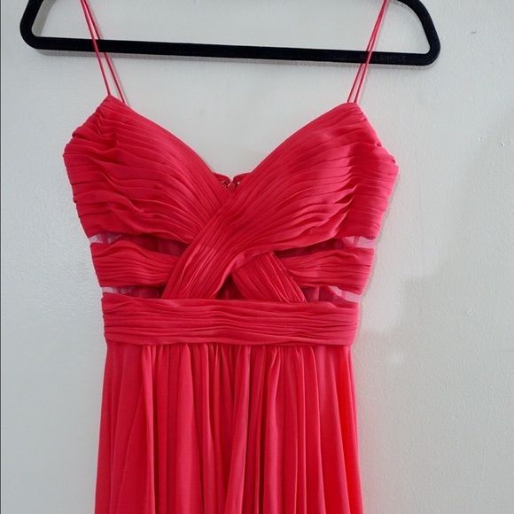 GORGEOUS Caché Hot Pink High-Low Dress Size 4 - Picture 4 of 6