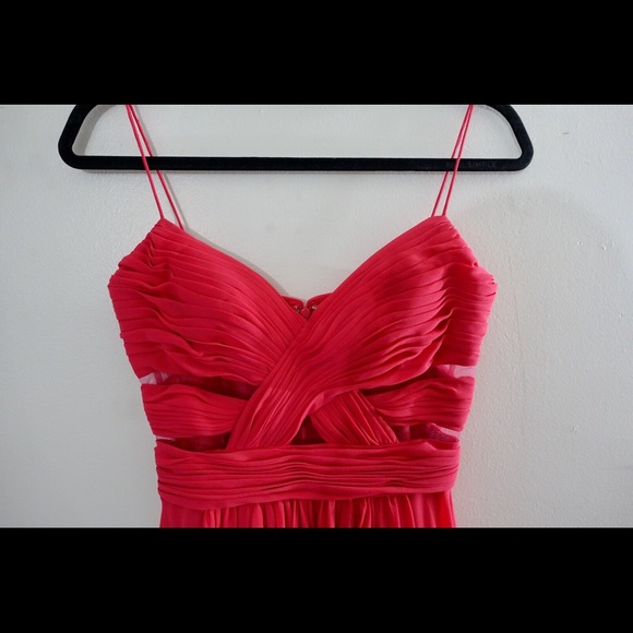 GORGEOUS Caché Hot Pink High-Low Dress Size 4 - Picture 5 of 6