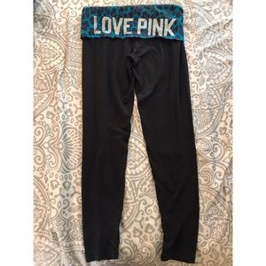 VS PINK Yoga Legging Cheetah Print Band