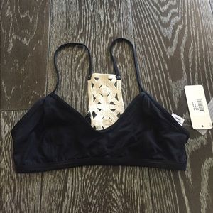 L*Space bikini top in black sz. small