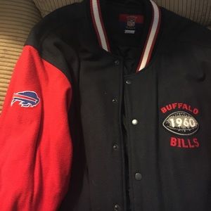 Buffalo Bills thanksgiving day letterman coat XL