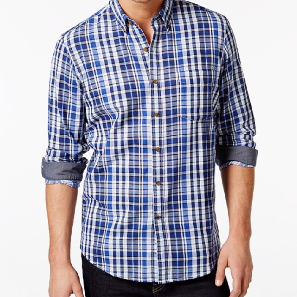Club room plaid shirt