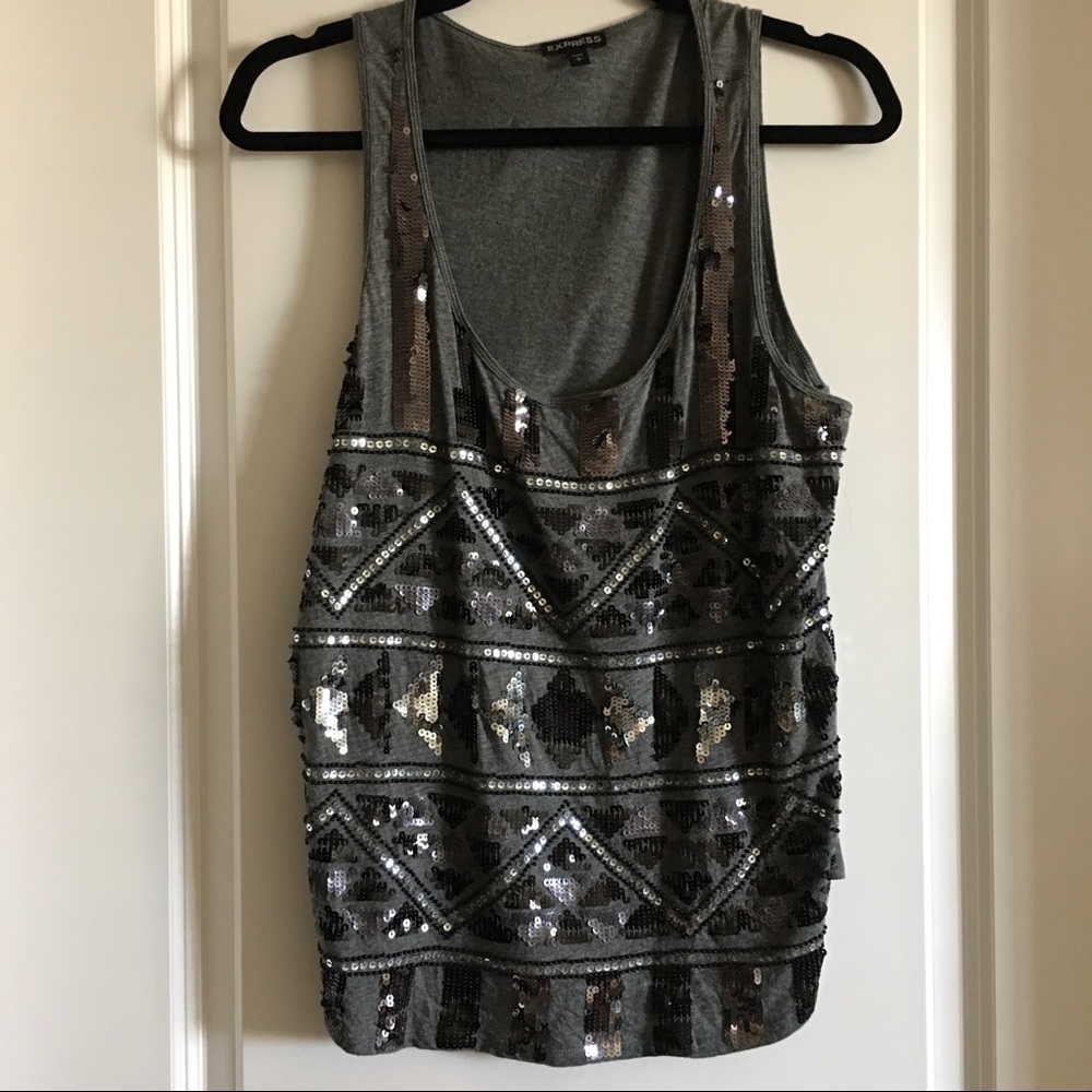 Express Sequin Tank