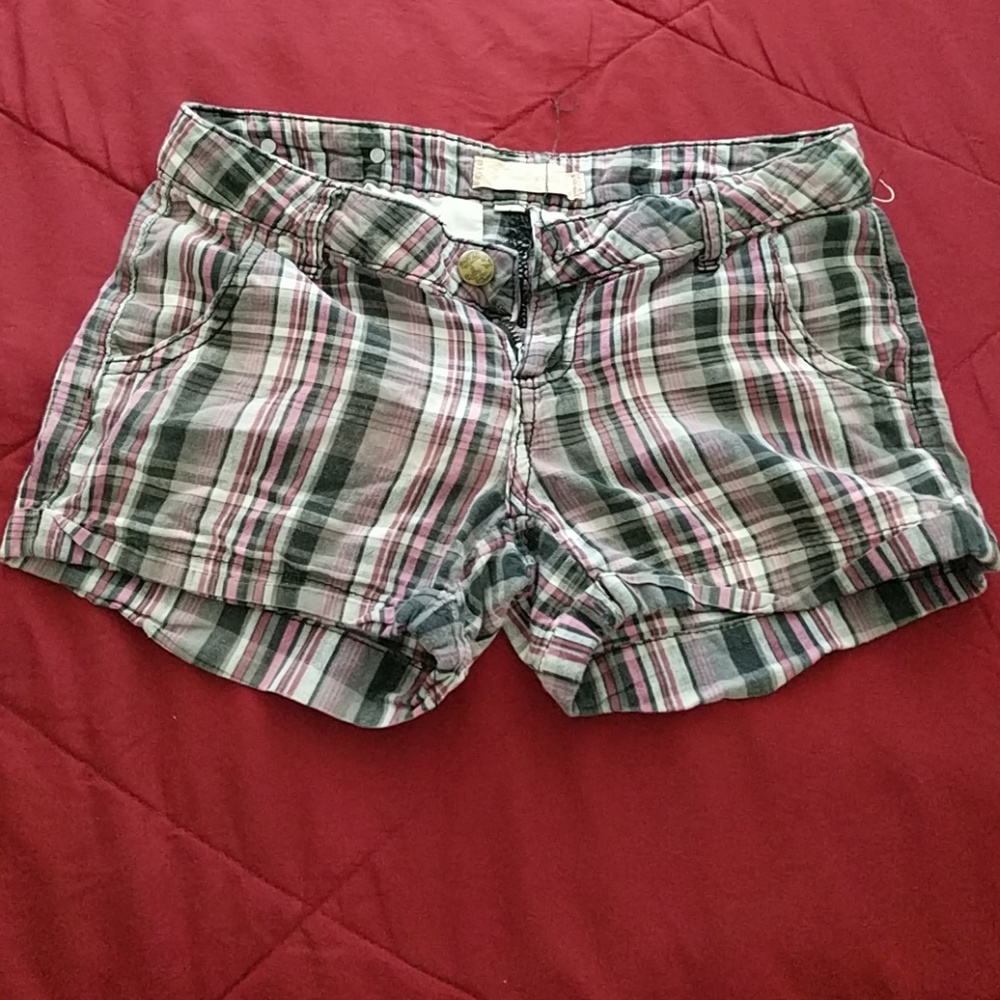 Plaid shorts