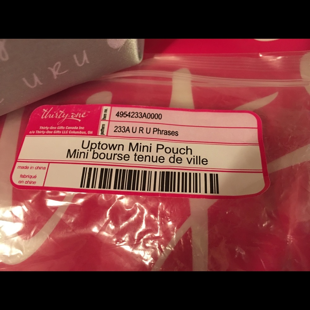 Thirty-One Uptown Mini Pouch URU Thirty-One Gives - Picture 3 of 4