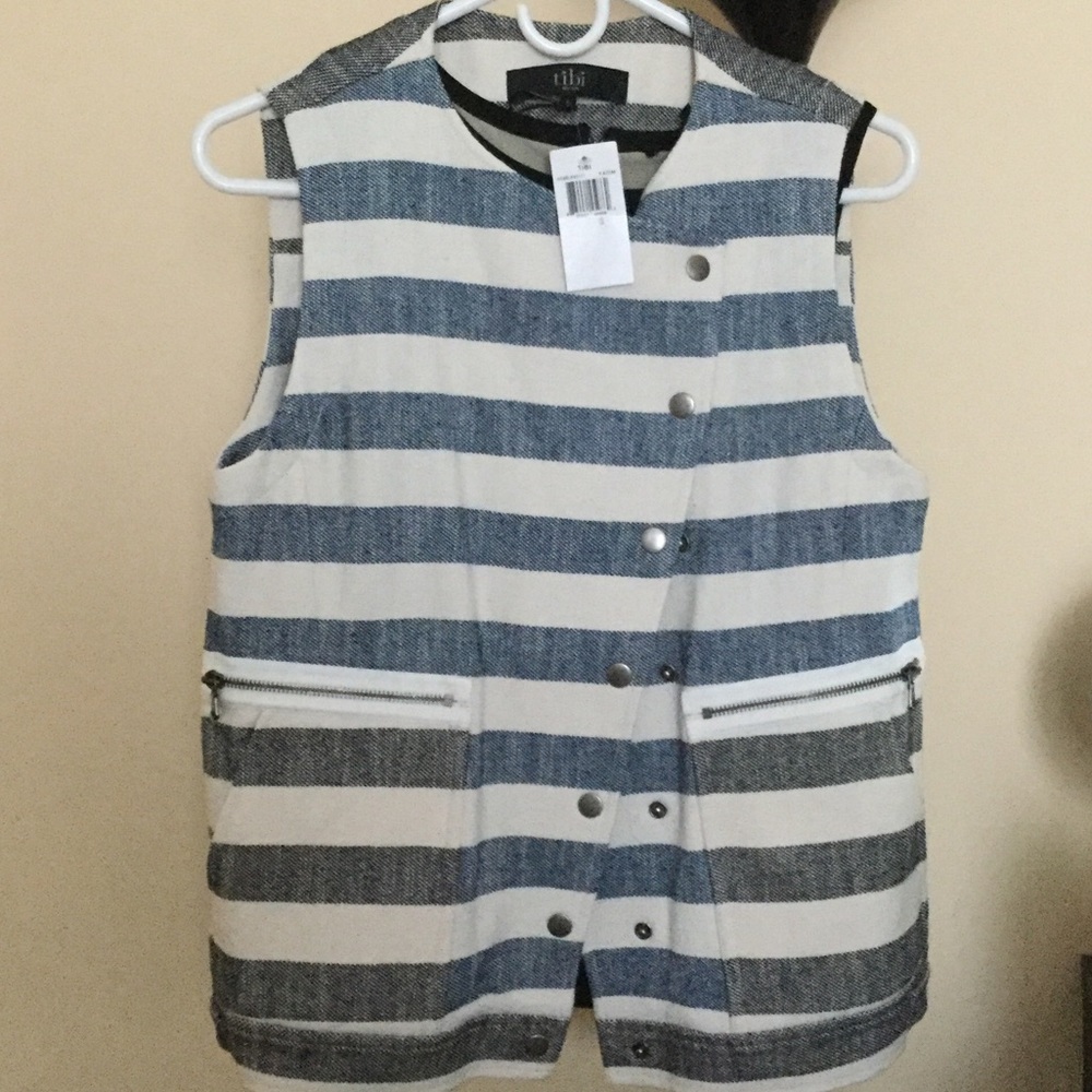 Striped vest