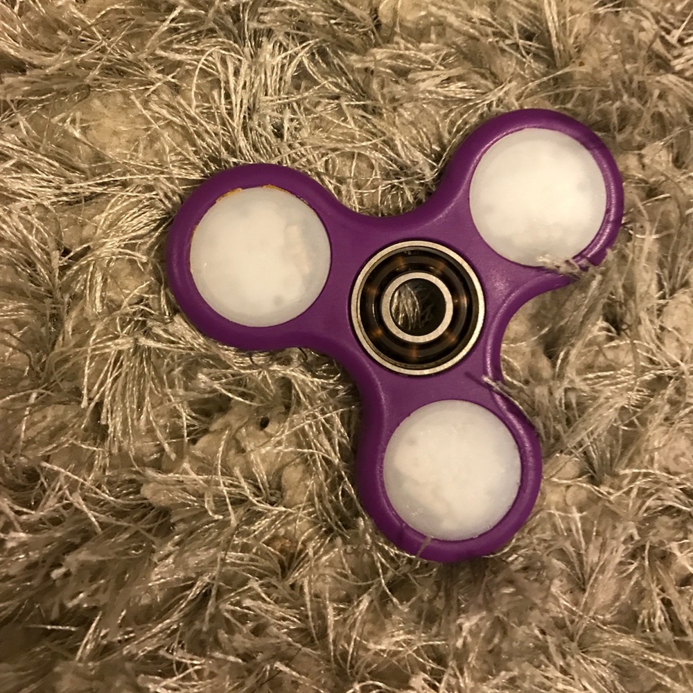 Fidget spinner no middle part
