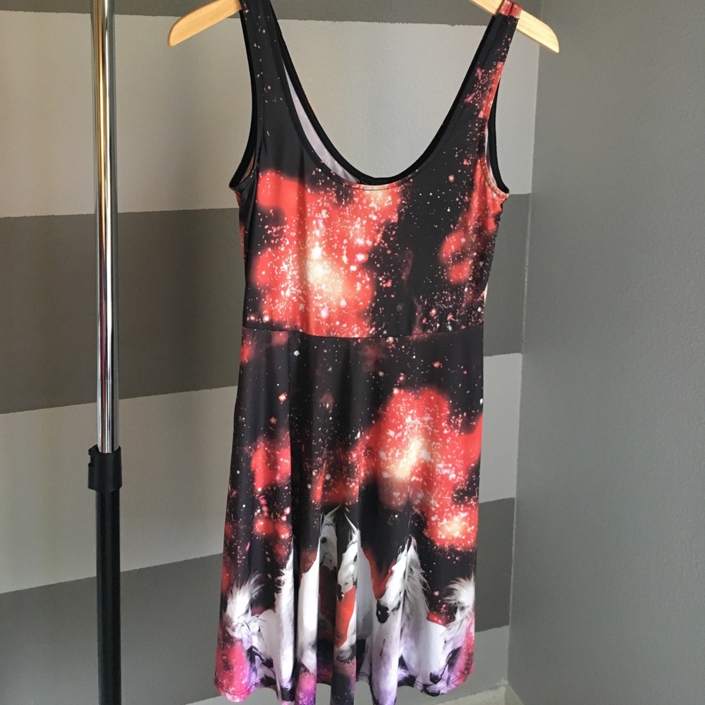 Galaxy Unicorn Skater dress