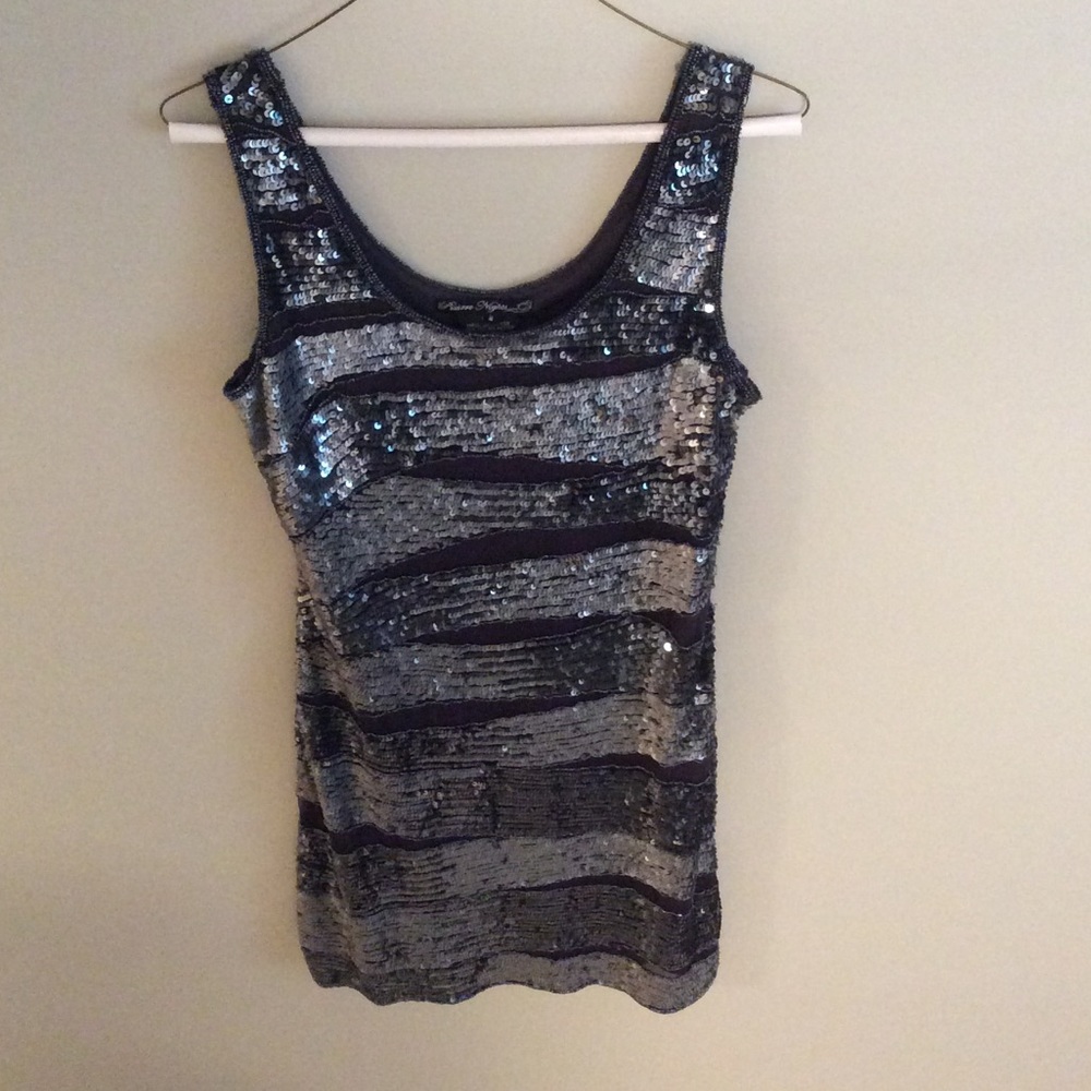 Silver sequence dress