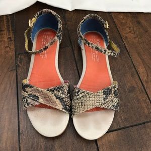 TOMS Correa Sandals - snakeskin